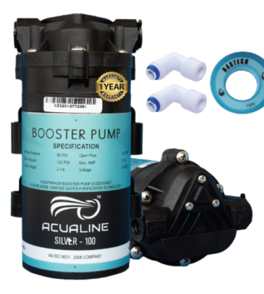 ACUALINE Silver RO Pump 100 GPD