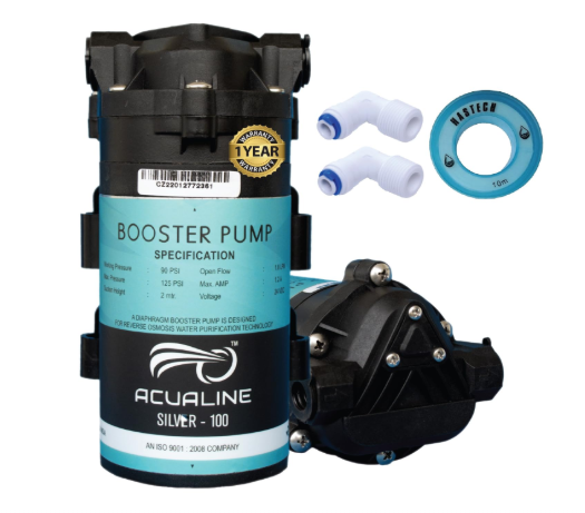 ACUALINE Silver RO Pump 100 GPD