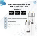 Shilpent Uvc Germicidal Lamp (Power- 8 Watt, Length-11 Inch), UV Lamp