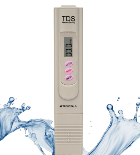Aptechdeals TDS Meter/Digital Tds Meter with Temperature And Water Quality Measurement For Ro Purifier (TDS)