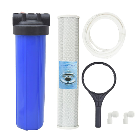 FILMAX® 20-Inch Jumbo Bag Filter with Housing & CTO for RO Water Purifiers – Ideal Replacement for Enhanced Water Filtra