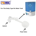 Filmax® Water Purifier Float Valve with Auto Cut-Off Switch for RO Systems | Water Tank Level Controller | Automatic Shu