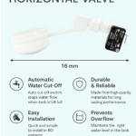 Filmax® Water Purifier Float Valve with Auto Cut-Off Switch for RO Systems | Water Tank Level Controller | Automatic Shu